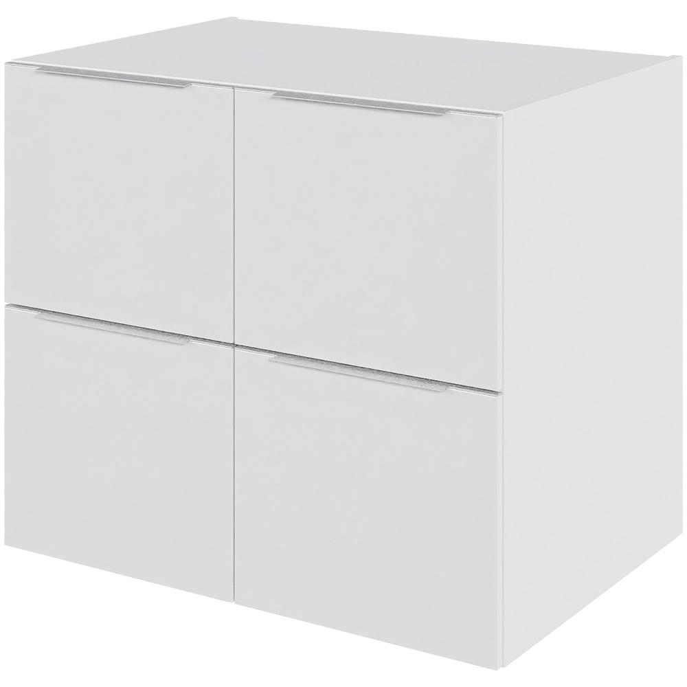 Billede af Multi-Living Køkken hyldeskab i Hvid Front Paris H: 70,4 cm D: 60,0 cm - Inkluderet løs hylde & skuffe look - Bredde: 80 cm