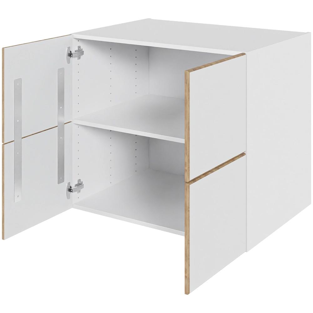 Køkken hyldeskab i London H: 70,4 cm D: 60,0 cm - Inkluderet løs hylde & skuffe look - Bredde: 80 cm