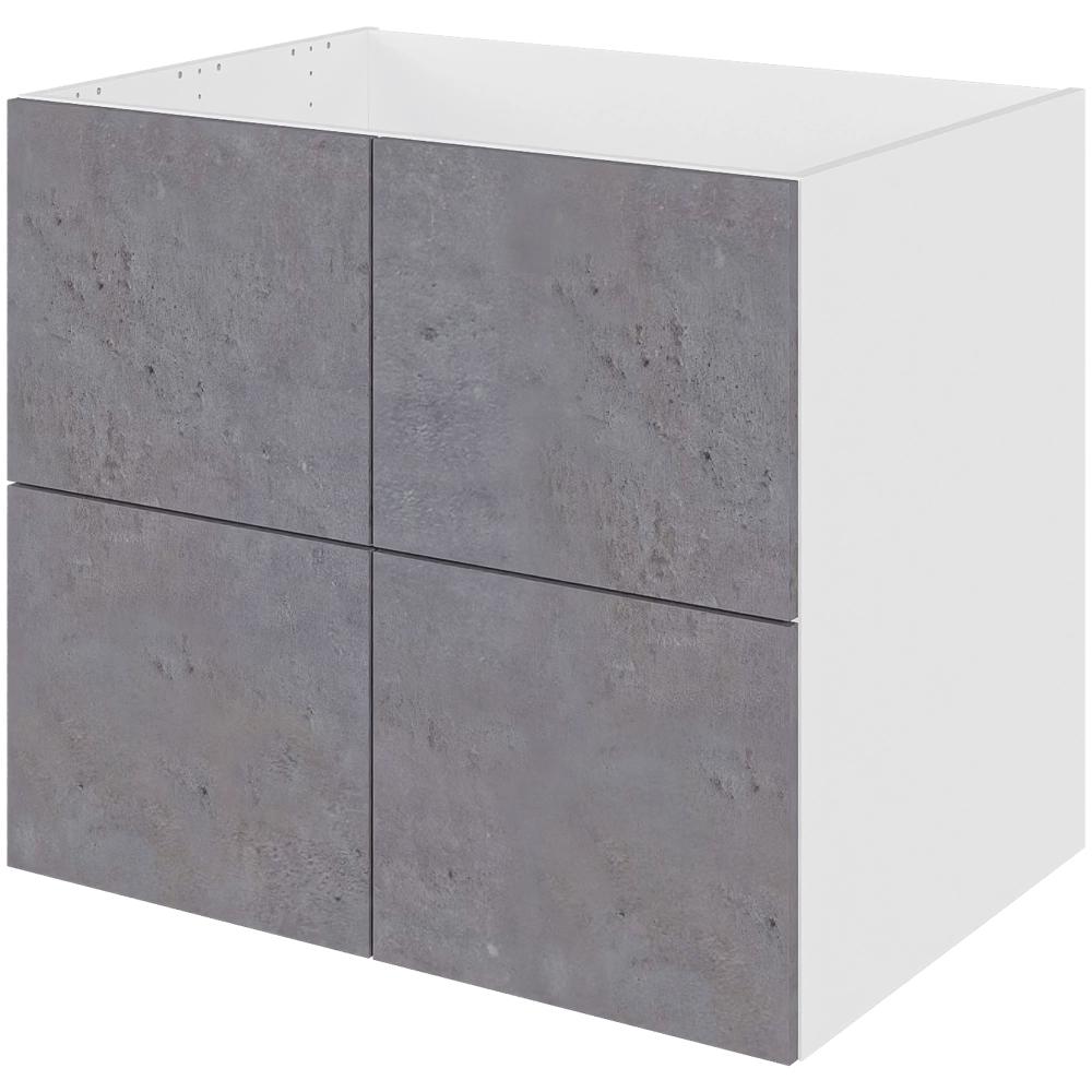 Billede af Multi-Living Køkken vaskeskab i Riga H: 70,4 cm D: 60,0 cm - Inkluderet affaldsstativ & skuffe look - Bredde: 80 cm