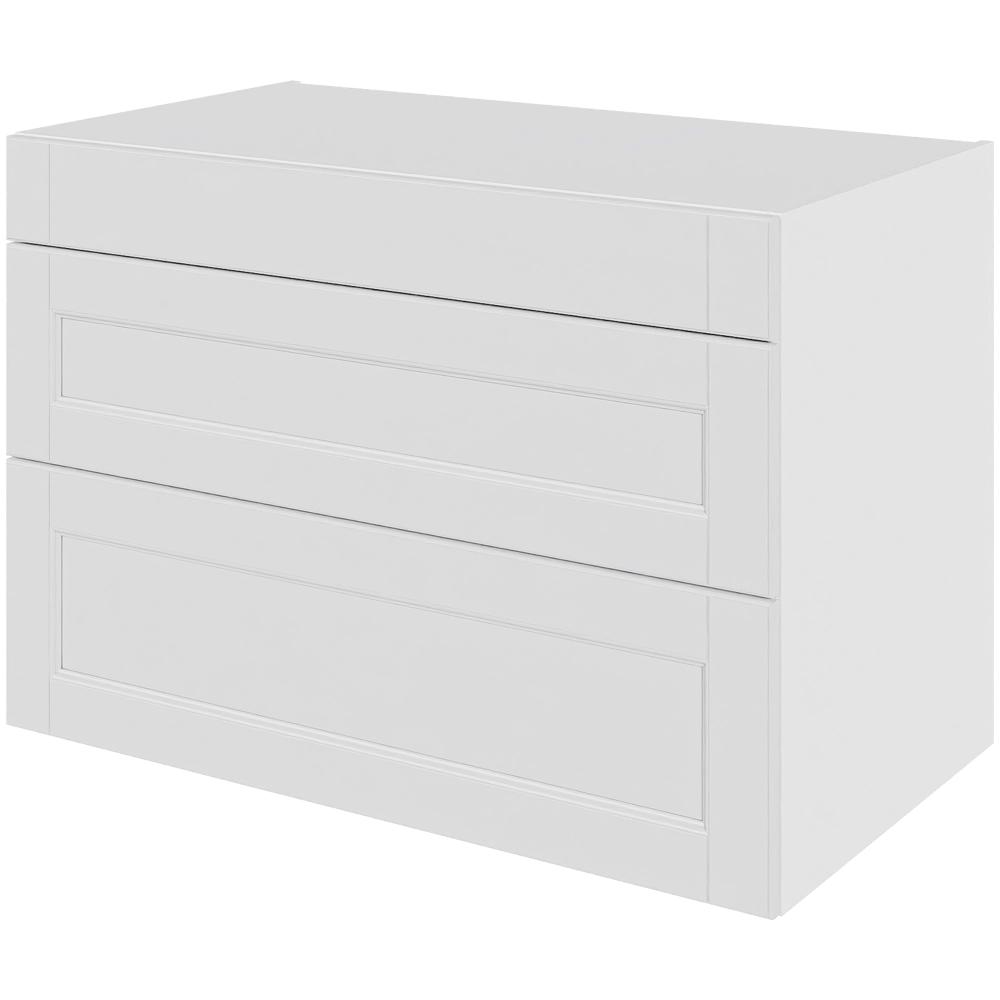 Billede af Multi-Living Køkken skuffeskab i Bergen H: 70,4 cm D: 60,0 cm - 3 skuffer fuldtudtræk/softluk - Bredde: 100 cm