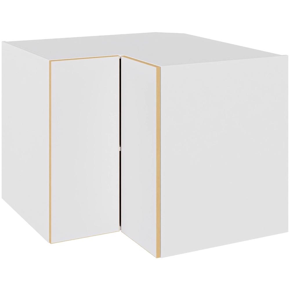 Multi-Living Hjørneskab knæklåge H: 70,4 cm D: 60,0 cm - 1 låge 3 hylder