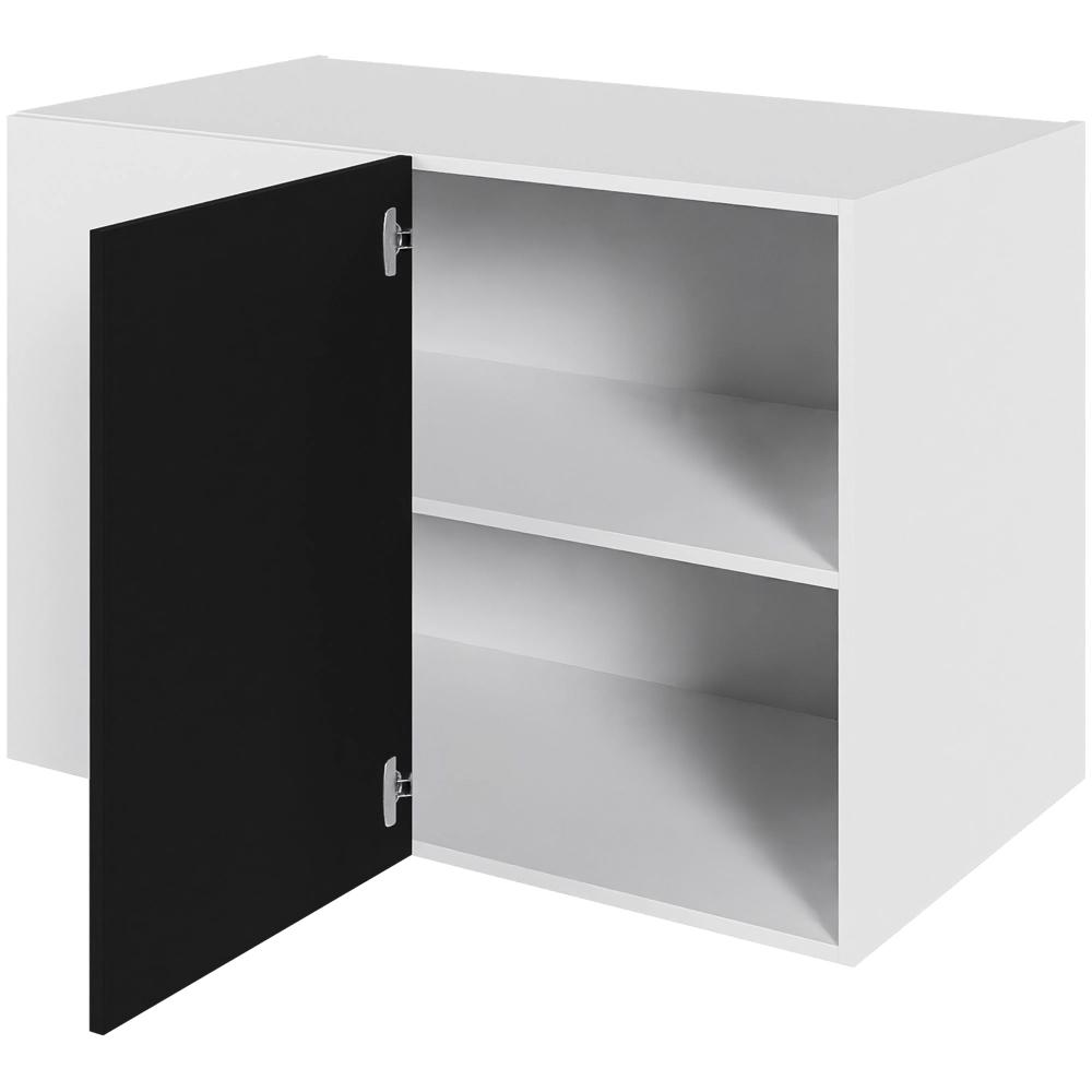 Køkken hjørneskab i Cibo Nero H: 70,4 cm D: 60,0 cm - 1 låge inklusiv 1 hylde samt blændplade - Bredde: 100 cm
