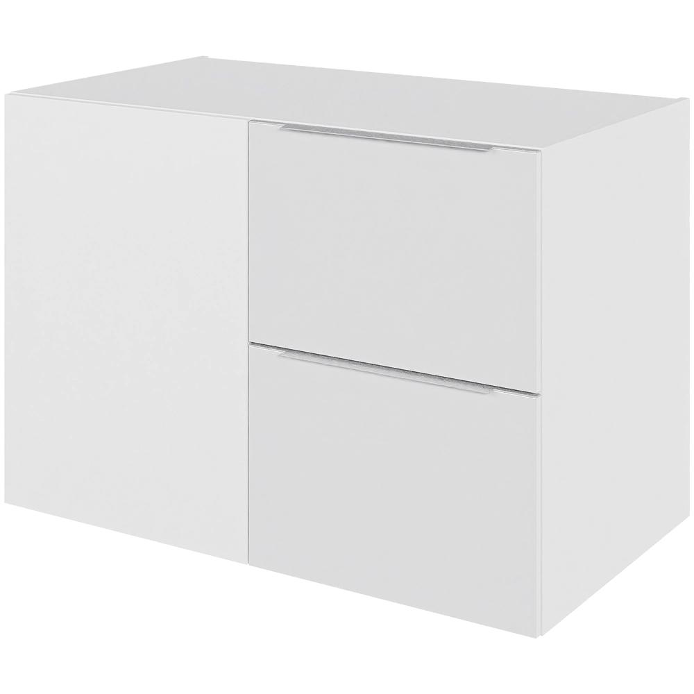 Multi Living Køkken Hjørneskab I Malet Hvid Front Paris H: 70 4 Cm D: 60 0 Cm Le Mans Karrusel & Skuffe Look Bredde: 100 Cm