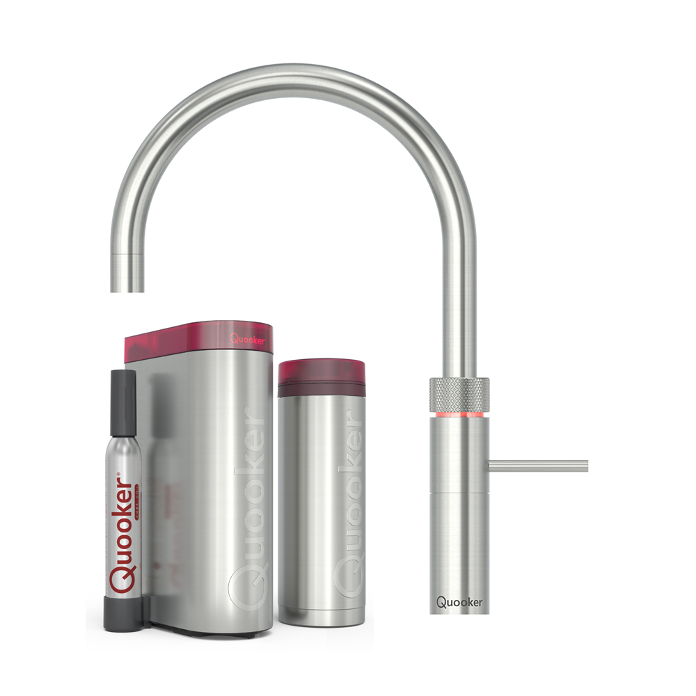 Billede af Quooker Fusion Round inkl. PRO3 & CUBE - Rustfrit stål