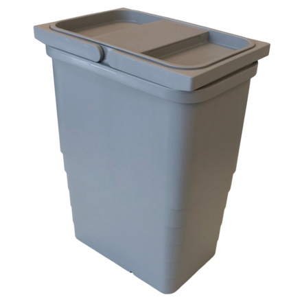 Affaldsspand m. låg 8 l.  H:310 D:230 B:153