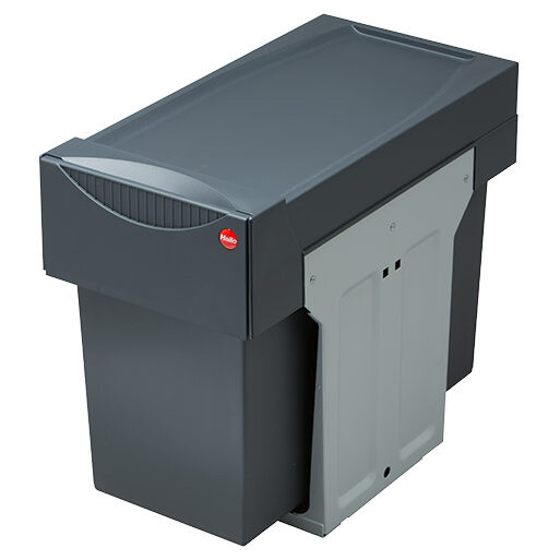 Kitchn Affaldsudtræk Hailo 2x15 L. Beholdere Bundmonteret H:400 D:480 B:248