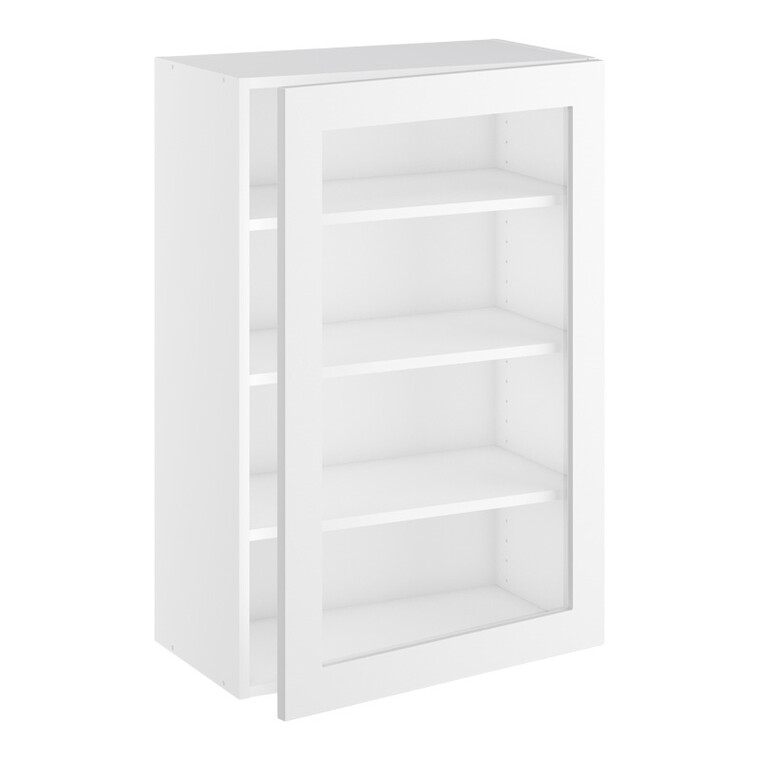 Kitchn Vitrineskab 3 hylder og 1 låge H:896 D:320 B:600