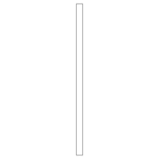 Kitchn Tilpasning til underskab<br>H: 240 cm B: 10 cm