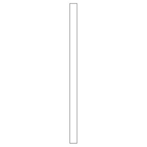Kitchn  Tilpasning til højskab<br>H: 195,2 cm B: 10 cm