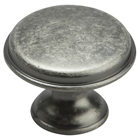 Billede af Knob greb antik zink Ø28 D:20