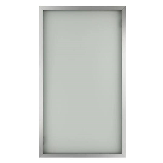 Billede af Kitchn Lav vitrinelåge i alu H: 57 cm