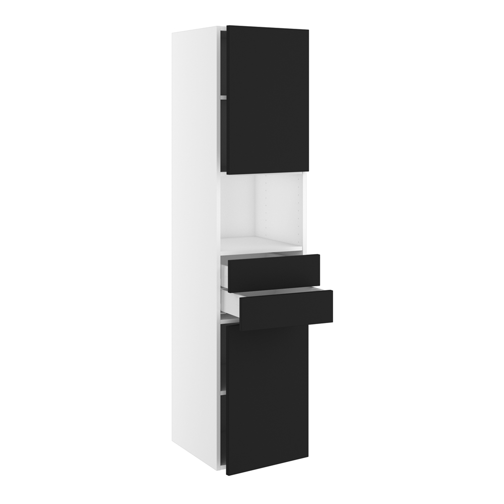 Kitchn Badhøjskab m/2 skuffer og 2 låger H:1728 D:450 B:400