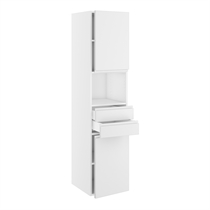 Kitchn Badhøjskab m/2 skuffer og 2 låger H:1728 D:450 B:300