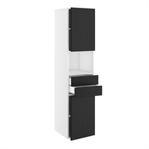 Kitchn Badhøjskab m/2 skuffer og 2 låger H:1728 D:450 B:300
