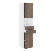 Kitchn Badhøjskab m/2 skuffer og 2 låger H:1728 D:450 B:300