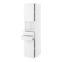 Kitchn Badhøjskab m/2 skuffer og 2 låger H:1728 D:450 B:300