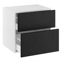 Kitchn Badunderskab lavt m/2 skuffer H:576 D:450 B:300
