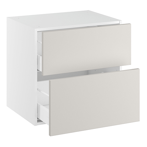 Badunderskab, 2 skuffer. H:576 B:1000 D:450