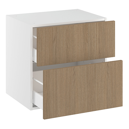 Badunderskab, 2 skuffer. H:576 B:1000 D:450