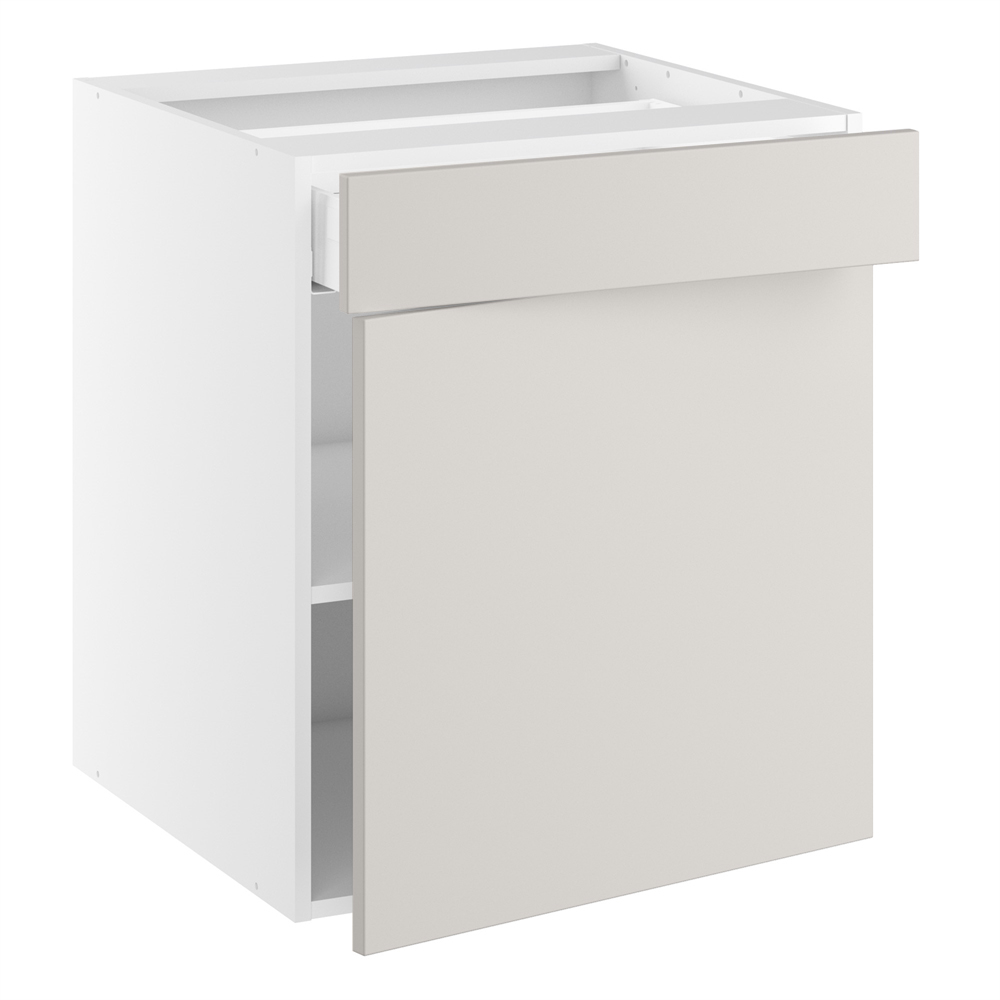 Badunderskab, 1 låge, 1 skuffe. H:704 B:400 D:450