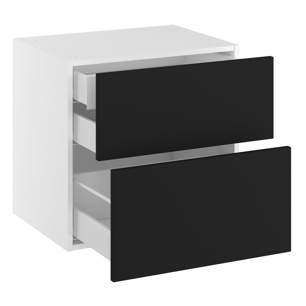 Kitchn Badunderskab lavt m/2 skuffer og 1 indvendig skuffe H:576 D:450 B:800