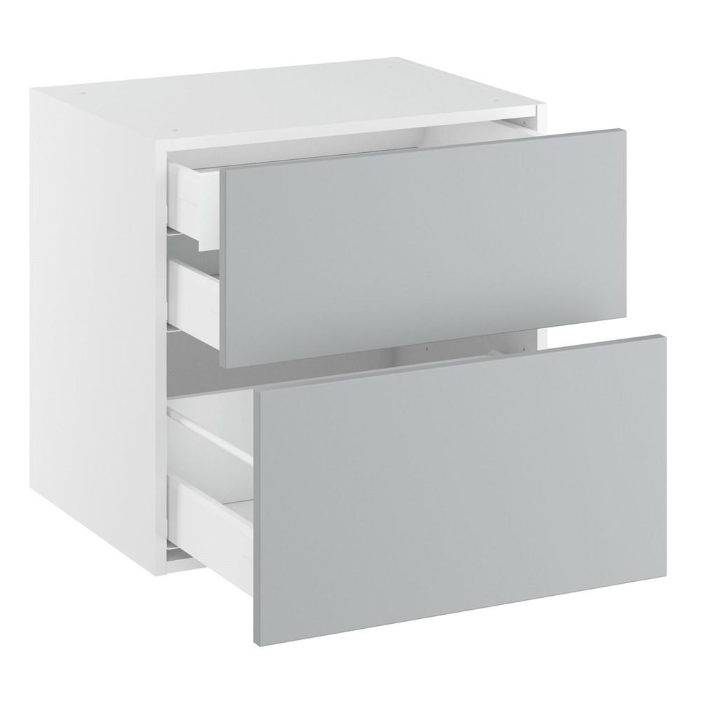 Billede af Kitchn Badunderskab lavt m/2 skuffer og 1 indvendig skuffe H:576 D:450 B:400