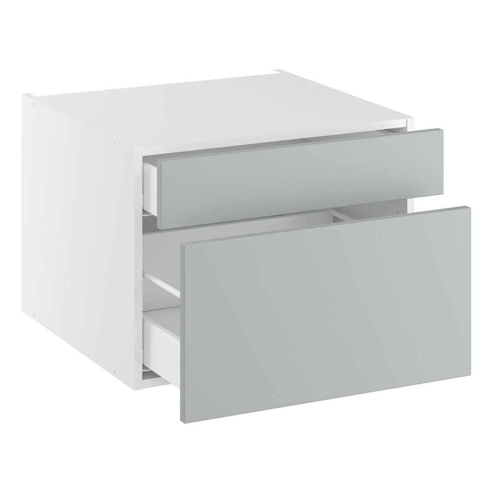 Kitchn Bundskab 2 Skuffer H:316 Og 124. H:448 D:580 B:600