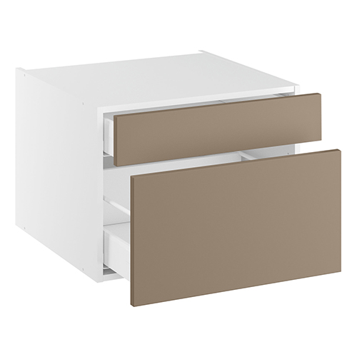 Bundskab, 2 skuffer. H:448 B:600 D:580