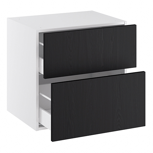 Kitchn Badvaskeskab lavt m/2 skuffer H:576 D:450 B:1200