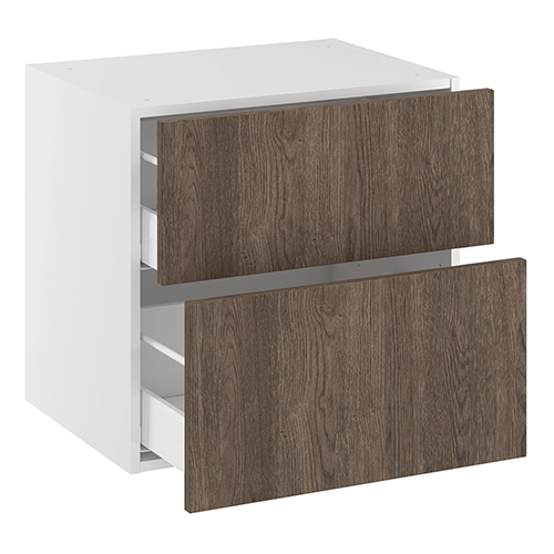 Kitchn Badvaskeskab lavt m/2 skuffer H:576 D:450 B:800