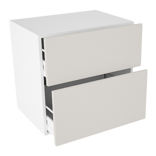 Badvaskeskab, 2 skuffer. H:576 B:800 D:450