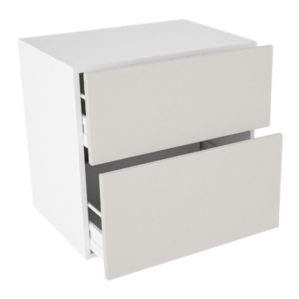 Badvaskeskab, 2 skuffer. H:576 B:600 D:450