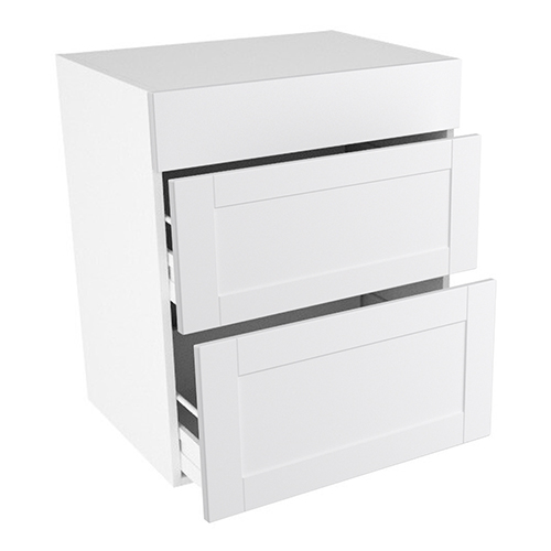 Kitchn Bad vaskeskab m/2 skuffer og sarg H:704 D:450 B:600