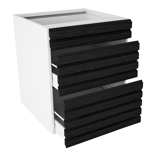 Kitchn Bad vaskeskab Line m/2 skuffer og sarg H:704 D:450 B:600