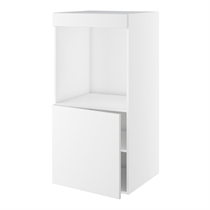Designskab til ovn nichemål 647x567 m/låge og blændstykke H:1248 D:580 B:600