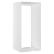 Designskab til køl, tomt uden låge (Leveres usamlet) H:1248 D:580 B:600
