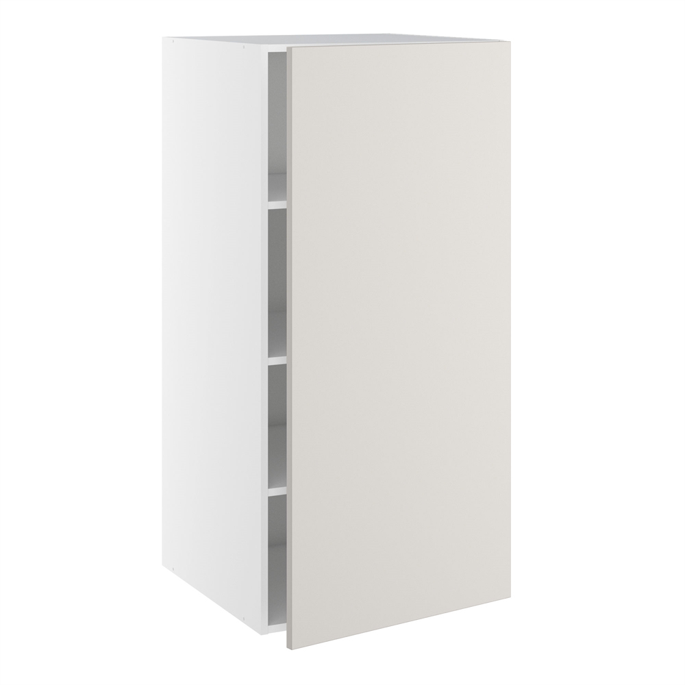 Designskab, 1 låge, 2 hylder, 1 konstruktionshylde. H:1248 B:600 D:580