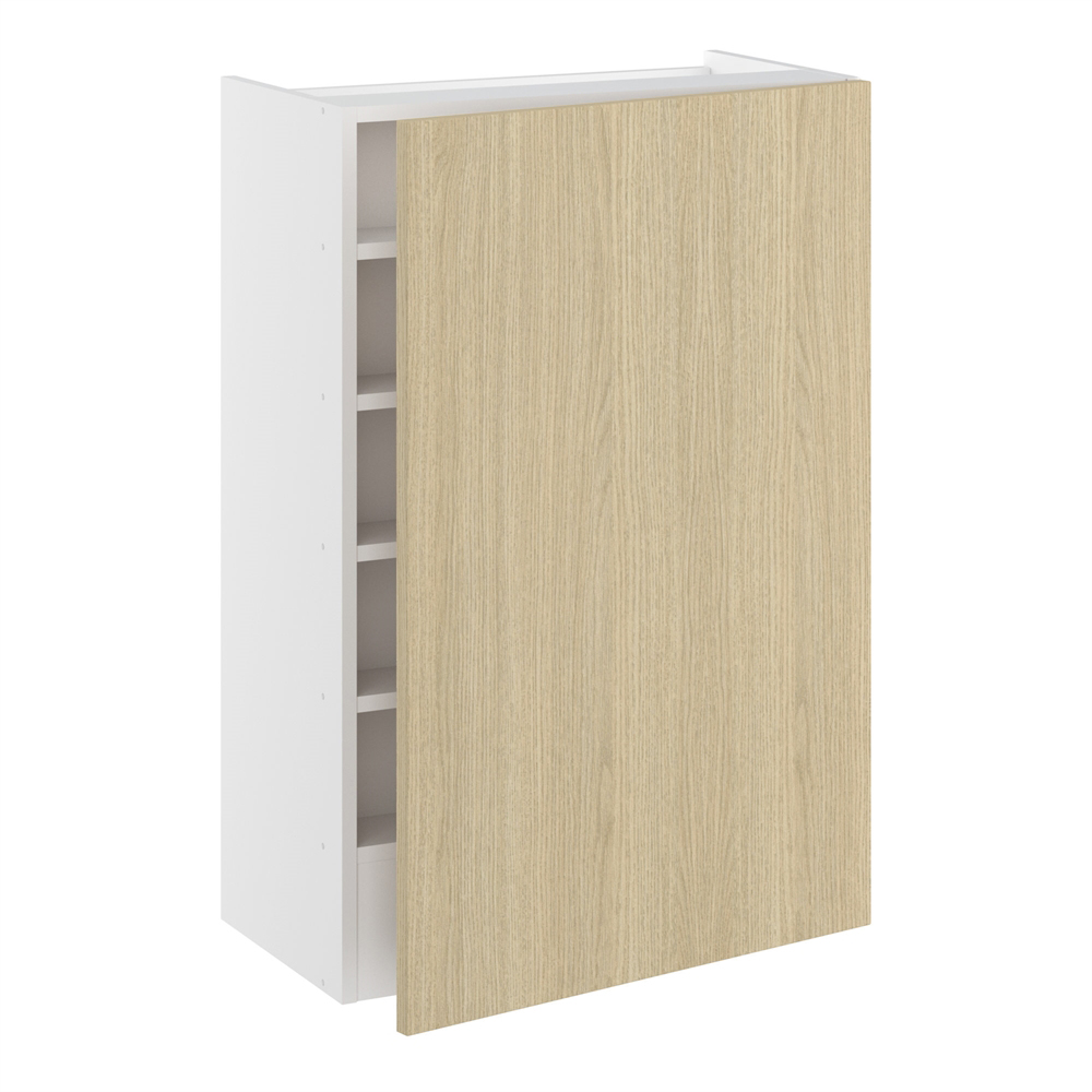 Emhætteskab, 1 låge, 3 hylder, m/aftagelig bagplade. H:896 B:600 D:320