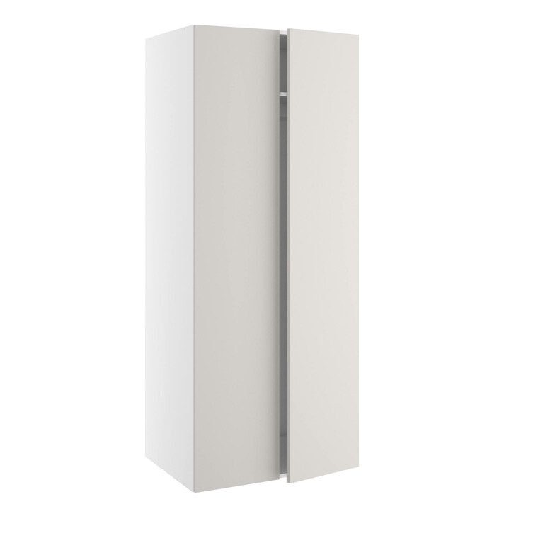 Garderobeskab, m/dobbelt låger, 1 hylde, 1 bøjlestang (leveres usamlet). H:2144 B:1000 D:580