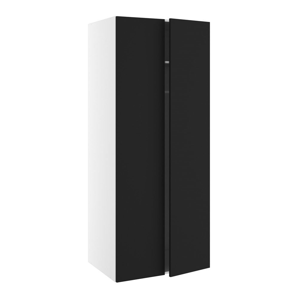 Kitchn Garderobeskab m/3 hylder 1 hattehylde, 1 mellemside og 1 bøjlestang (leveres kun usamlet) 2 låger H:1952 D:580 B:1000
