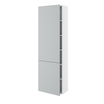 Kitchn Hyldeskab 1/2 dybde 5 hylder og 2-delt låge H:1952 D:320 B:400