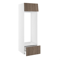 Kitchn Højskab til køl nichemål 1295x567 mm. Toplåge H:316 og skuffe H:316 H:1952 D:580 B:600