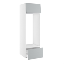Kitchn Højskab til køl nichemål 1232x567 mm. Toplåge H:348 og skuffe H:348 H:1952 D:580 B:600