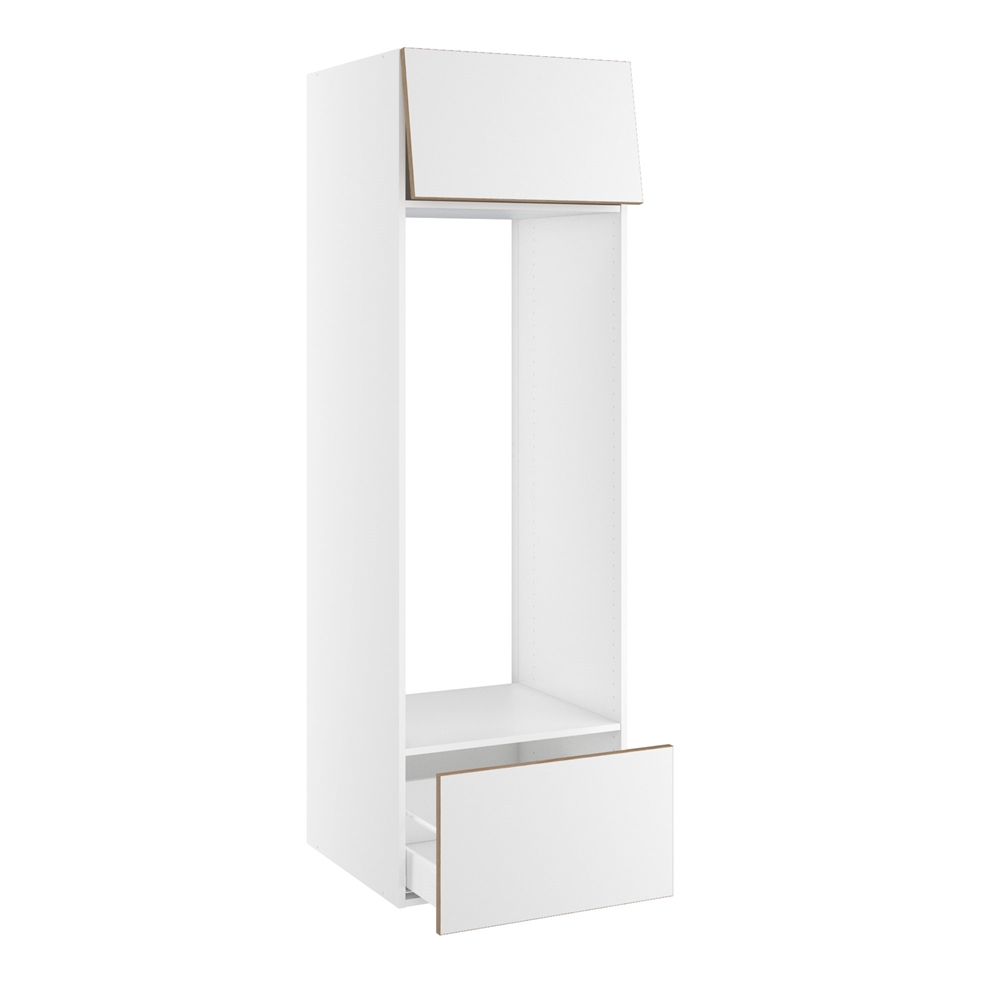 Højskab til køl nichemål 1232x567 mm. Toplåge H:348 og skuffe H:348 H:1952 D:580 B:600