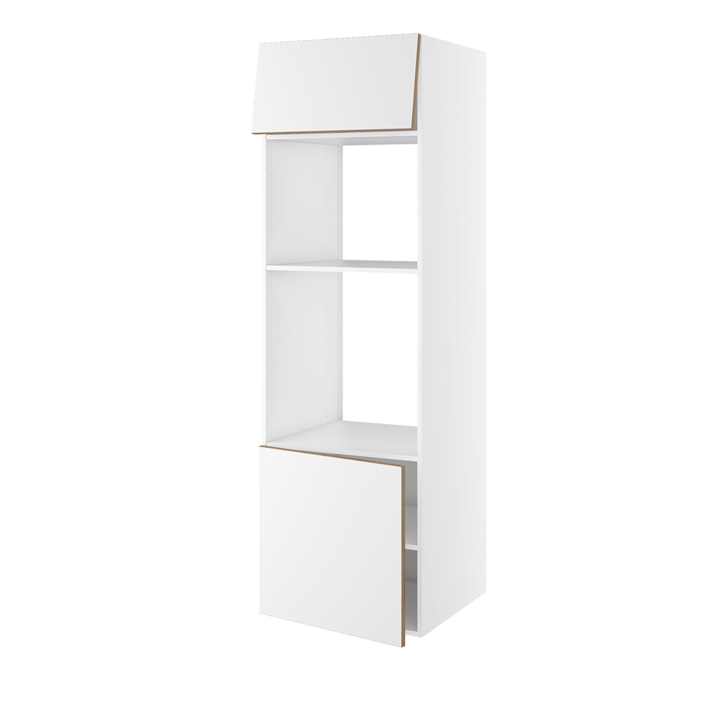 Højskab til ovn/micro nichemål 1039x567 mm. Toplåge H:316 og låge H:572 H:1952 D:580 B:600