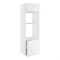 Kitchn Højskab til ovn/micro nichemål 1039x567 mm. Toplåge H:316 og låge H:572 H:1952 D:580 B:600