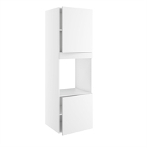 Højskab til ovn/micro nichemål 656x567 mm. m/2 låger H:572 og 700 samt blændstykke H:1952 D:580 B:600