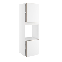 Højskab til ovn/micro nichemål 656x567 mm. m/2 låger H:572 og 700 samt blændstykke H:1952 D:580 B:600