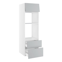 Kitchn Højskab til ovn/micro nichemål 1039x567 mm. Skuffer H:316  og 252 Toplåge H:316 H:1952 D:580 B:600