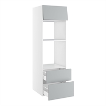 Kitchn Højskab til ovn/micro nichemål 1039x567 mm. Skuffer H:316  og 252 Toplåge H:316 H:1952 D:580 B:600